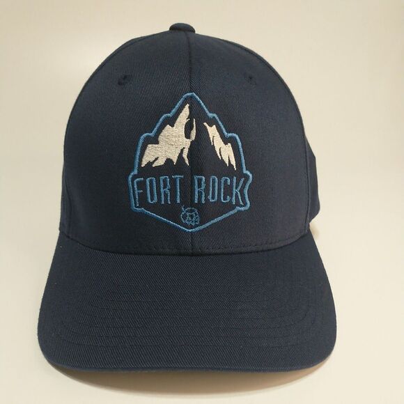 Fort Rock Beer Hat Cap Mens Just‎ Great Beer Flexfit L/XL - Picture 1 of 11